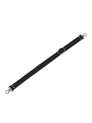 Trotter black leather chain