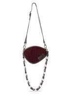 Bolso con ambas (cadena lisa + de círculos)