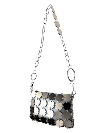 CH Steel+ silver inner bag + combined metal chain