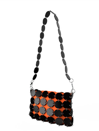 CH Black + orange inner bag + black chain
