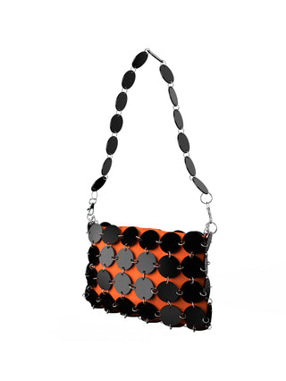 CH Black + orange inner bag + black chain