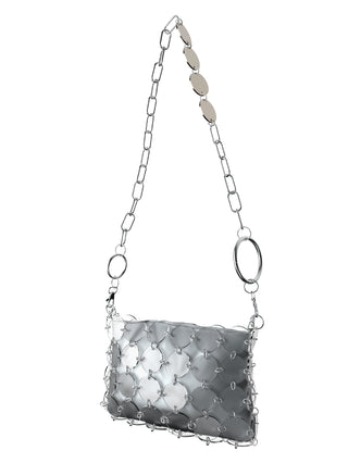 CH Methacrylate+ silver inner bag + combined metal chain